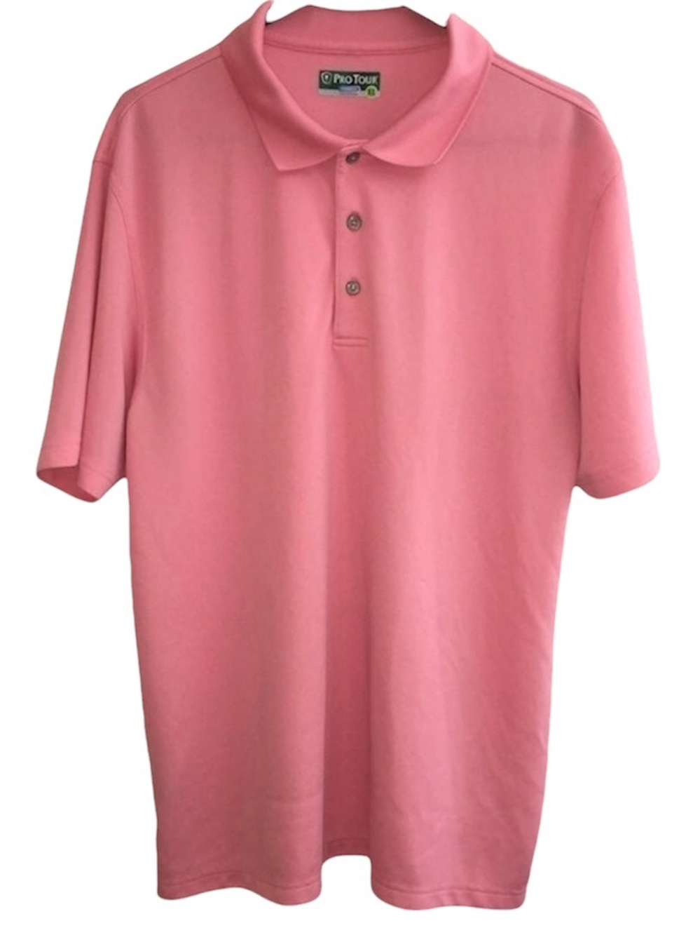 Men's Pink Polo Shirt - Classic Short Sleeve